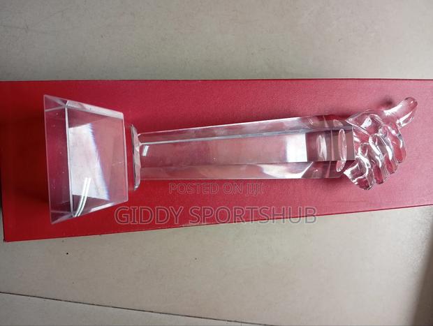 Clear Crystal Trophy - thumbnail 3