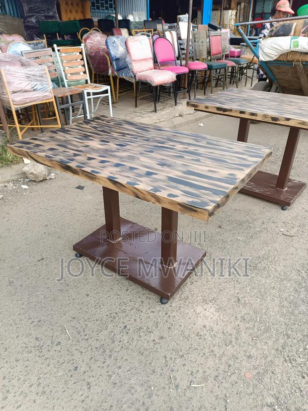 Restaurant Table, Big Size With a Rustic Finish 