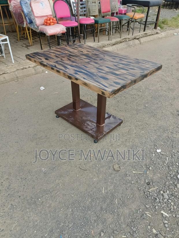 Restaurant Table, Big Size With a Rustic Finish  - thumbnail 2