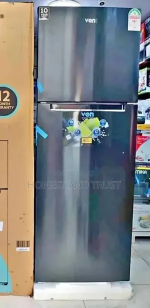 Von 334 Litres No Frost Double Door Refrigerator