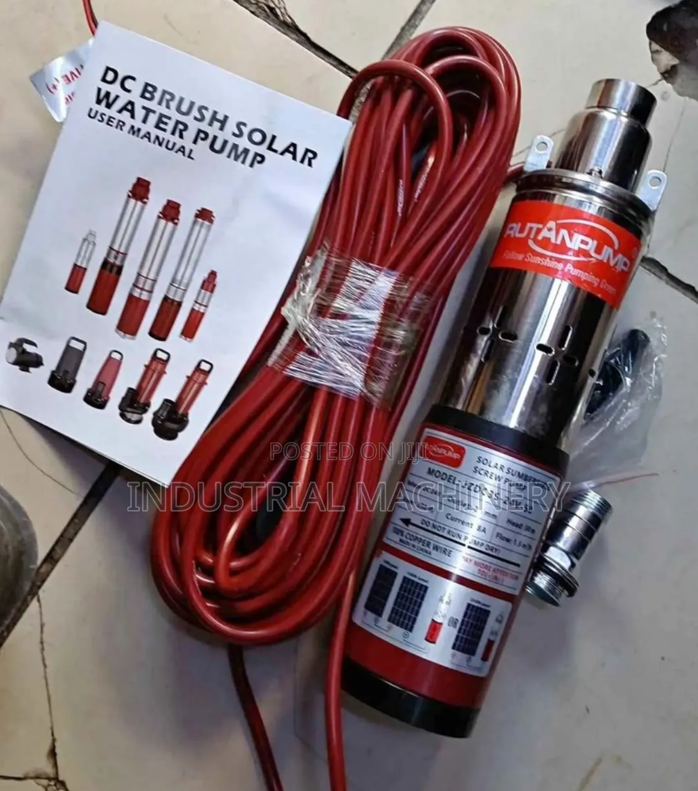 Rutan Solar Submersible Pump 50m >