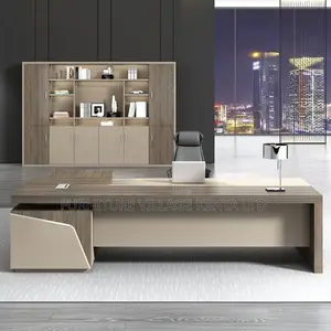 Office Table:Multi-Functional L-Shaped Office Unit1.6 Meters