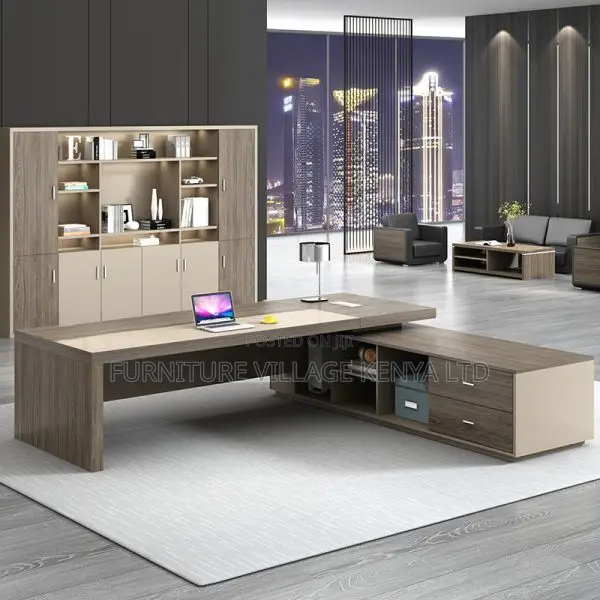 Office Table:Multi-Functional L-Shaped Office Unit1.6 Meters