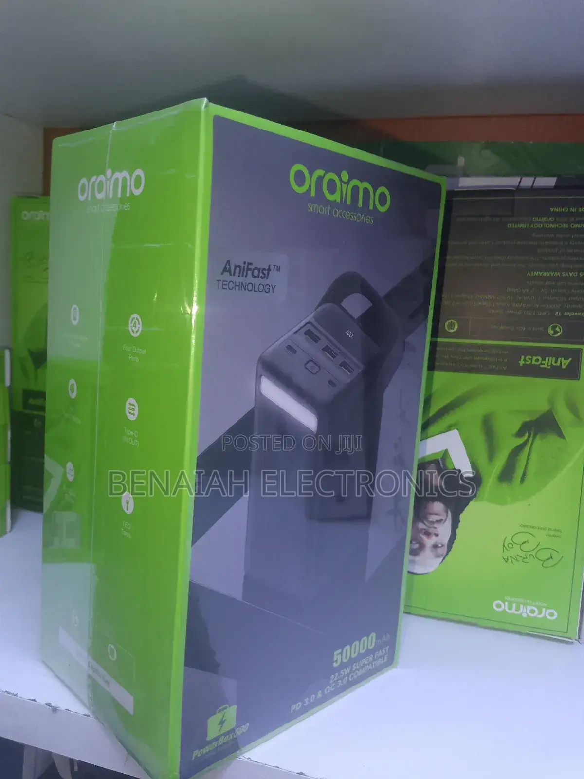 Original 50000 Mah Oraimo Powerbank (Anifast Technology)