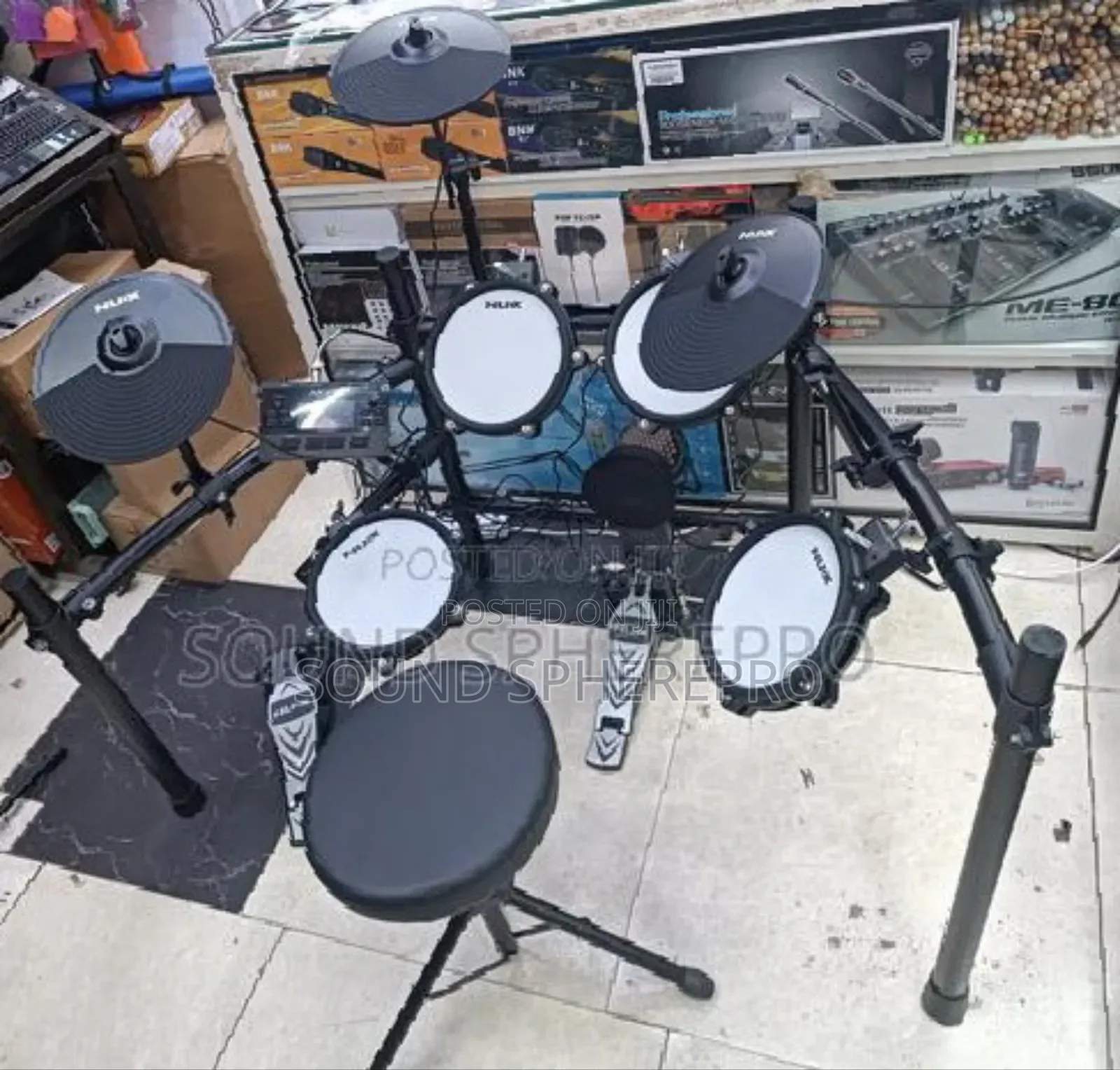 Nux Dm-210 5pcs Electric Drumset Plus Drumset Stool