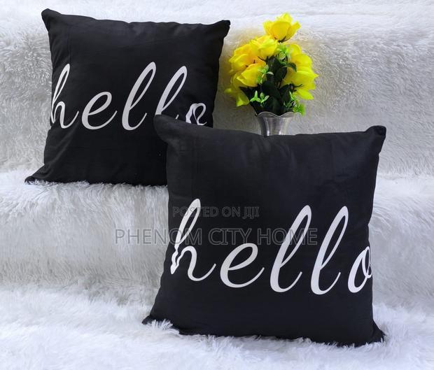 Cozy Printed Throw Pillow Covers Available - main view