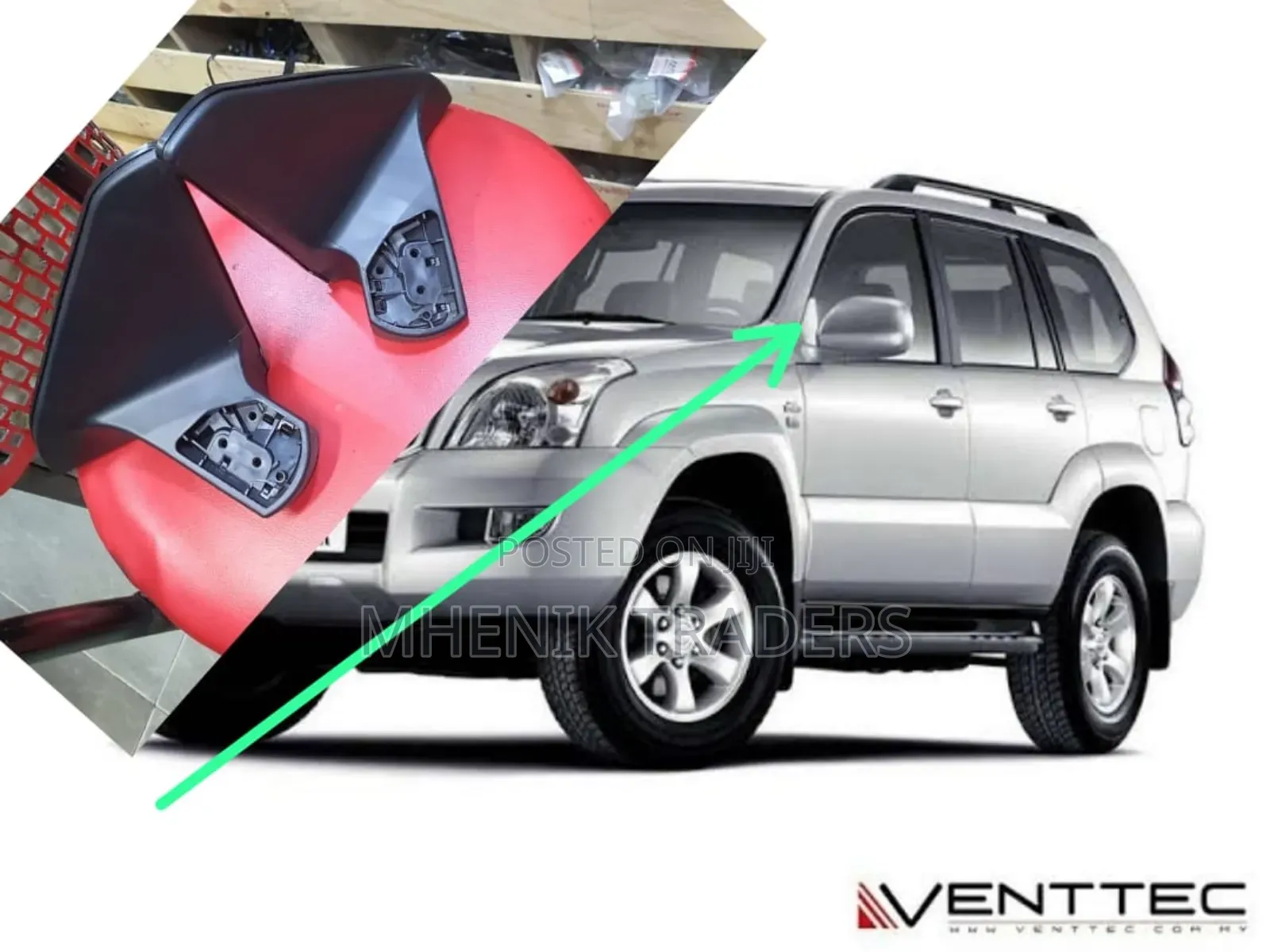 Prado 120 Sidemirror Arm
