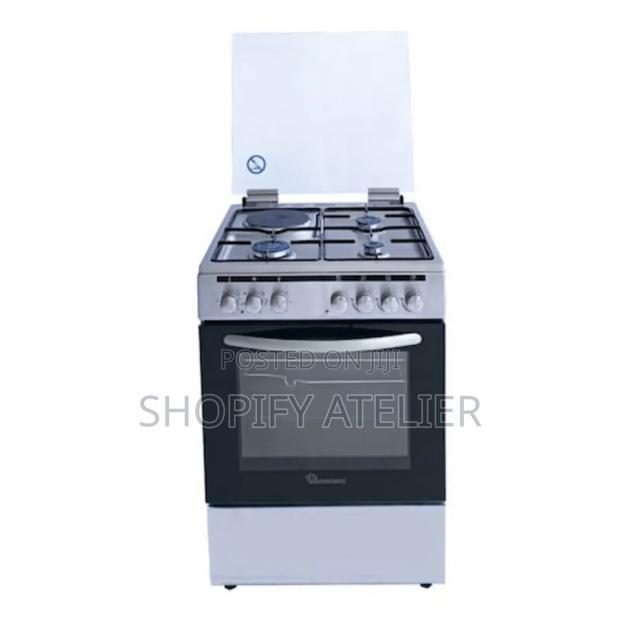 Ramtons 3g+1e 60x60 Silver Cooker - Rc/606 (1yr Wrty)
