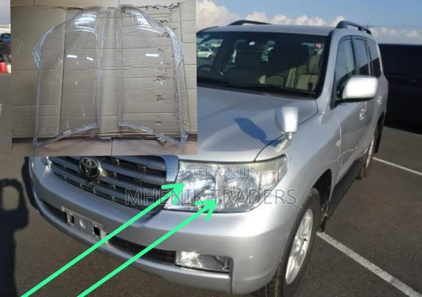 Headlight Lens Landcruiser Fj200 2008
