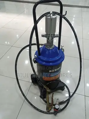 Grease Bucket Pump With Wheels