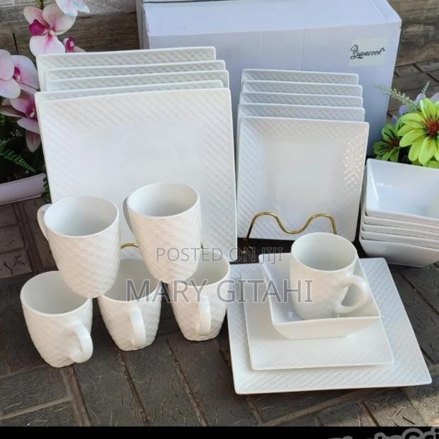 24 PCS Square Dinner Set.