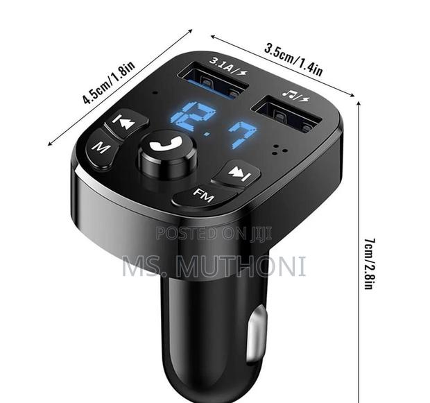Car Bluetooth Device With Call Receiver,Hands Free Call Fm T - thumbnail 5