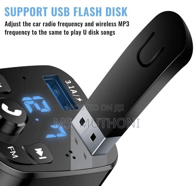 Car Bluetooth Device With Call Receiver,Hands Free Call Fm T - thumbnail 4