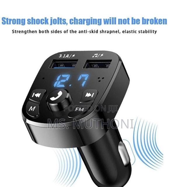 Car Bluetooth Device With Call Receiver,Hands Free Call Fm T - thumbnail 6
