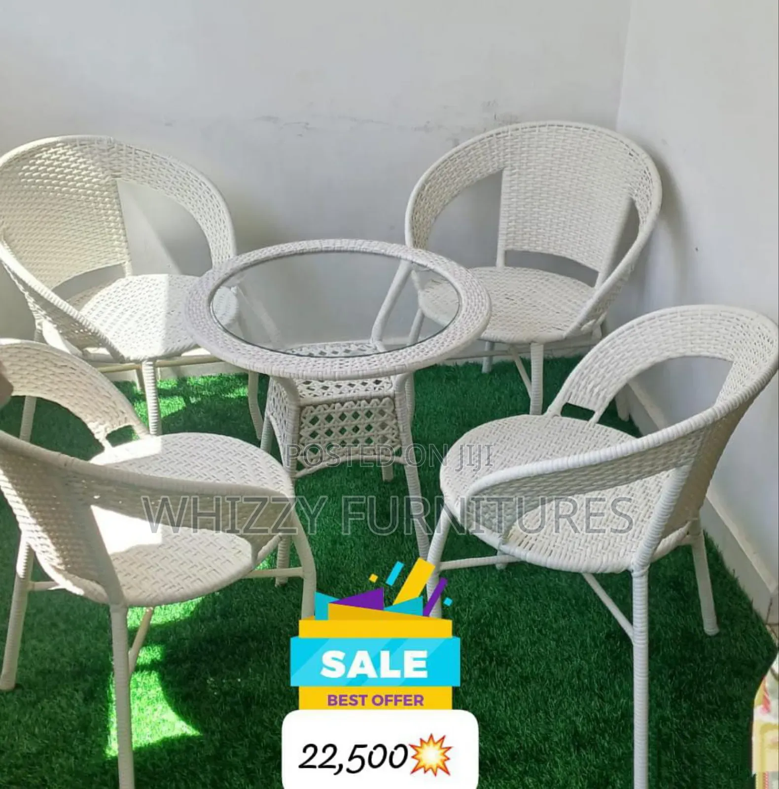 Balcony Outdoor Set (Rattan Material)