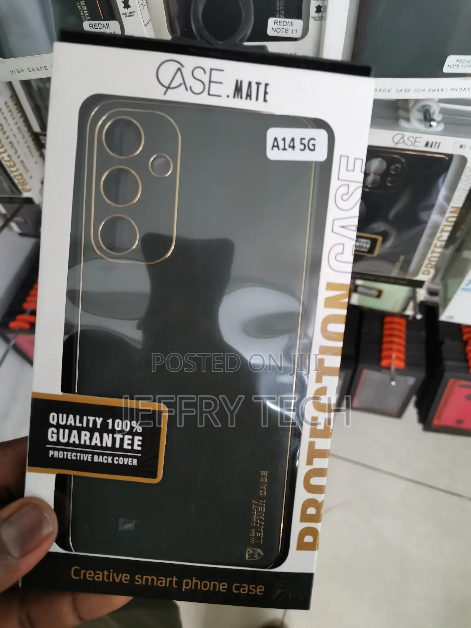 Pikkme Galaxy A14 5g Cover Gold Electroplating Leather