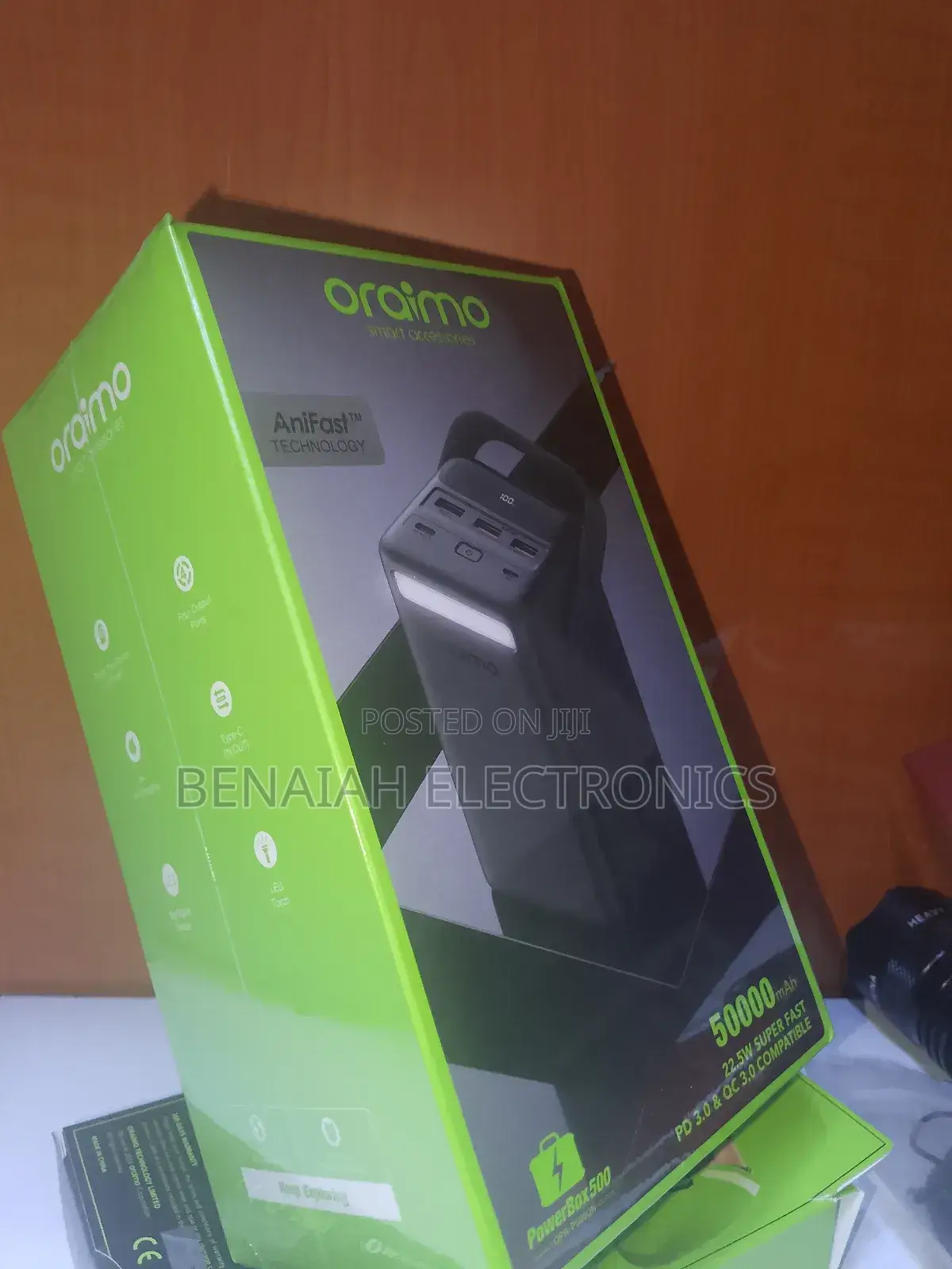 50000 Mah Oraimo Powerbank With Four Output Ports