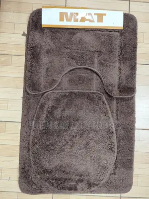 Elegant 3 Piece Toilet Set Mat