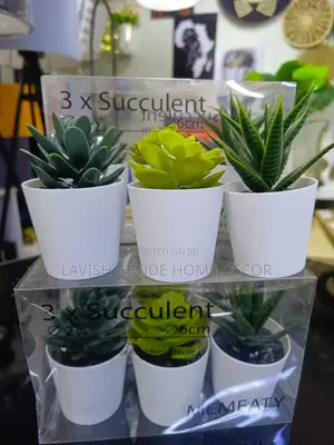Artificial Succulents for Bathroom Decor Green Flowers
