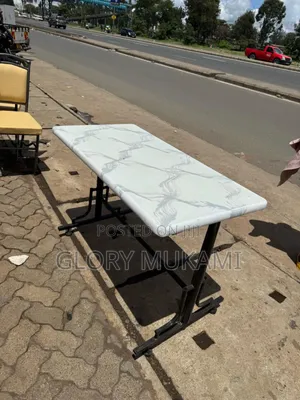 White Marble Restaurant Or Dinning Table