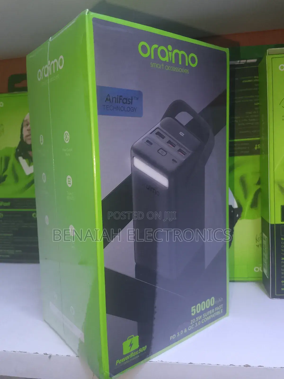 22.5 Super Fast 50000 Mah Oraimo Powerbank