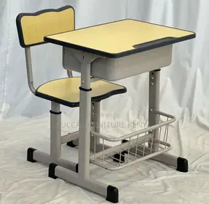 Kid's Furniture:Vibrant Mesh School Desk Set for Kid's