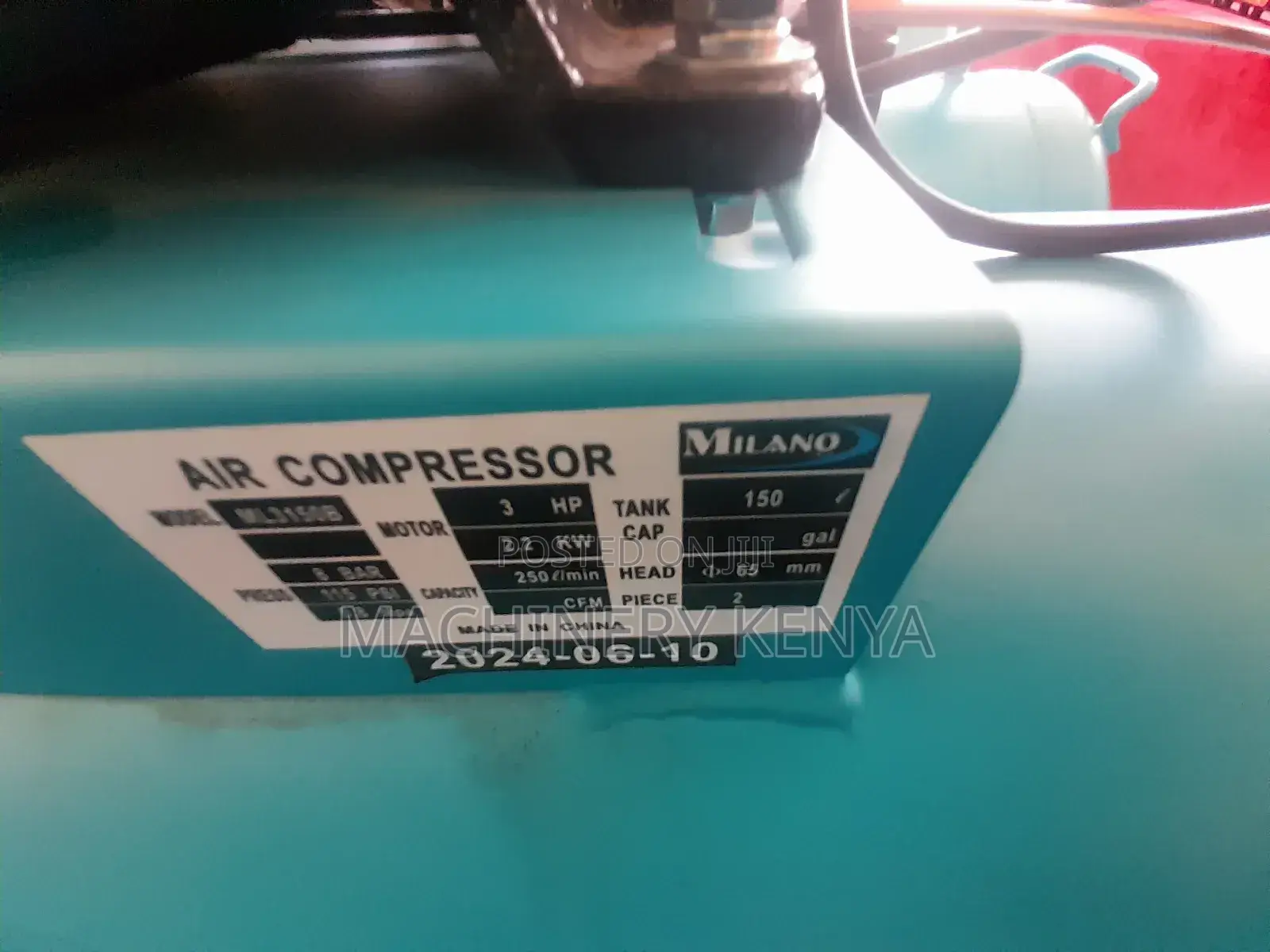 150litres Milano Air Compressor Machine