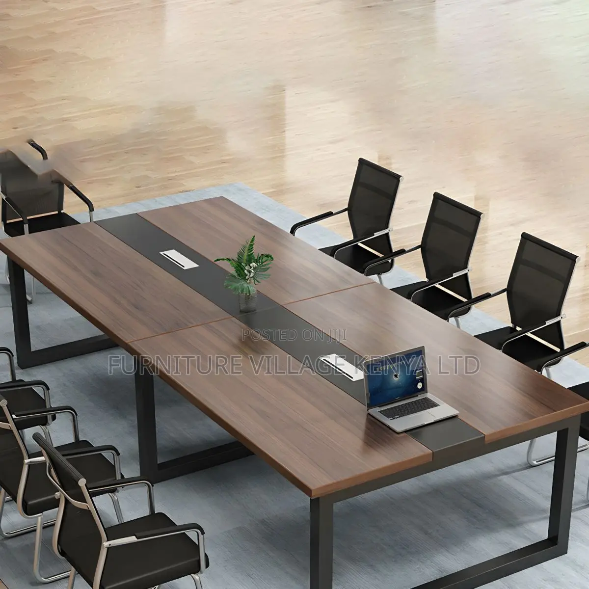 Boardroom Table:Prestige 2400mm Fixed-Top Meeting Table