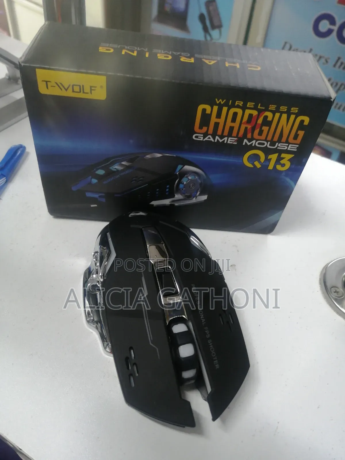 T_wolf Wireless Charging Game Mouse