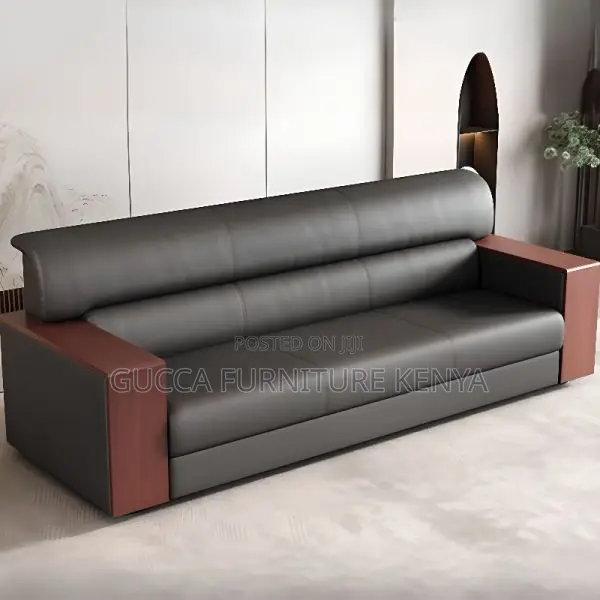 Office Sofa: Streamlined Lumber Lounge Seating for Office