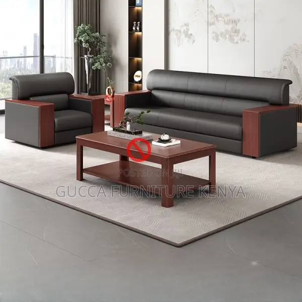 Office Sofa: Streamlined Lumber Lounge Seating for Office