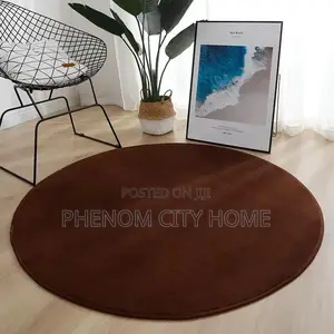 Antislip Soft Round Fleece Carpets Available