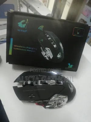 Free Wolf Wireless Charging Luminous Mouse