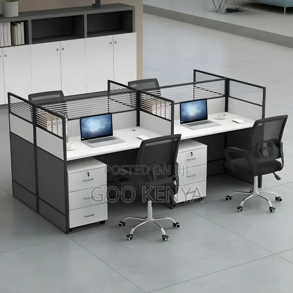 Office Workstation ; Office 4-Way Modular Workstation