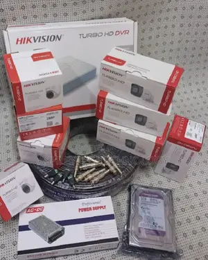 1 Year Warranty Hikvision 6 1080p 2mp CCTV Cameras Full Kit
