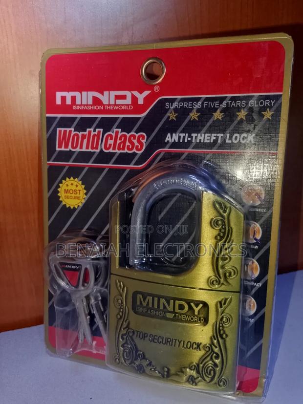 Mindy Padlock 60 Mm Hardened Padlock.(Most Secure) - thumbnail 2