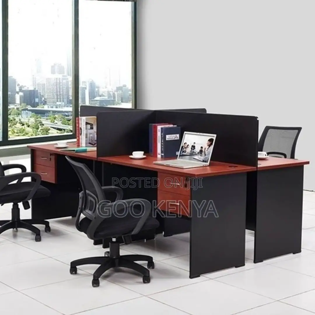 Office Tables ; 4-Way Workstation
