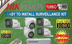 Full Night Vision Hikvision 5 1080p CCTV Cameras Full Kit