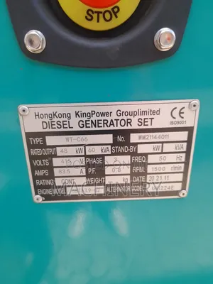 60kva Cummins Generator For Hire