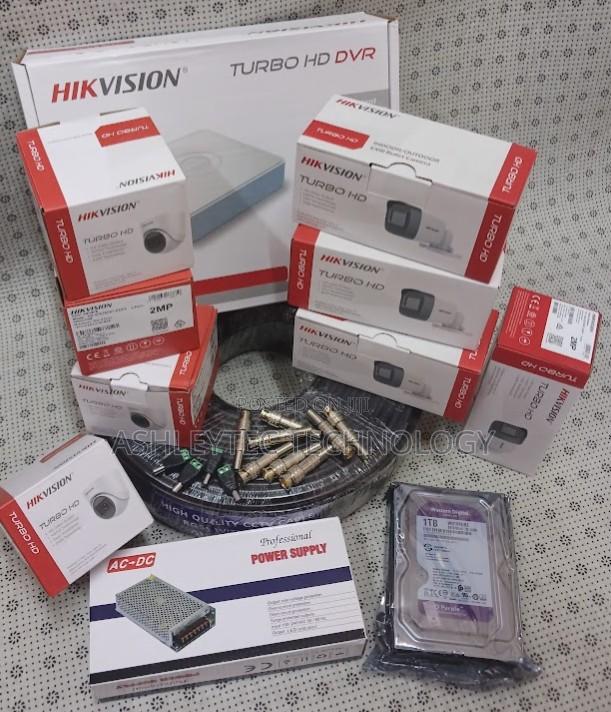 1 Year Warranty Hikvision 8 Channel CCTV Cameras Full Kit