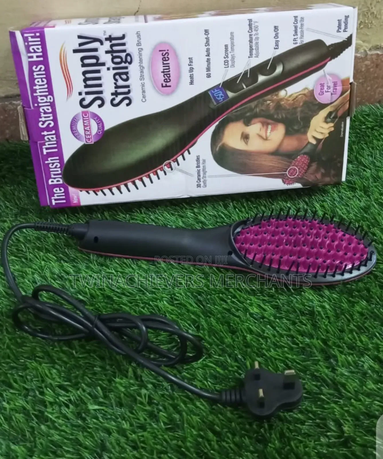 Hair Straightening Brush(Ceramic)