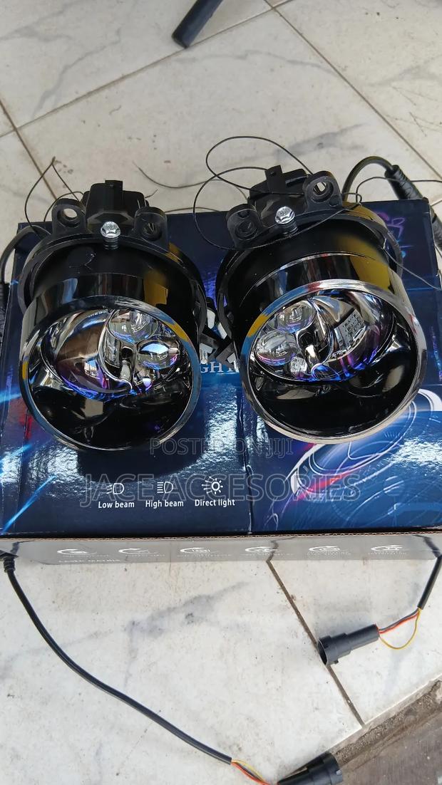 Triple Laser Biled Fog Lights Dim /Full Beam - thumbnail 4