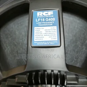 Rcf 18" Powerful 2000w Naked Bass Speaker