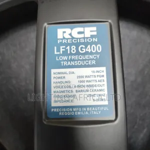 RCF 18"" Bass Speaker 2000w Italy