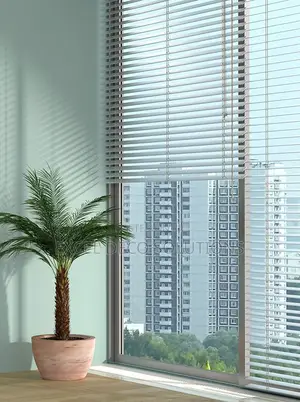 "Sleek Shades for Smart Spaces With Venetian Window Blinds