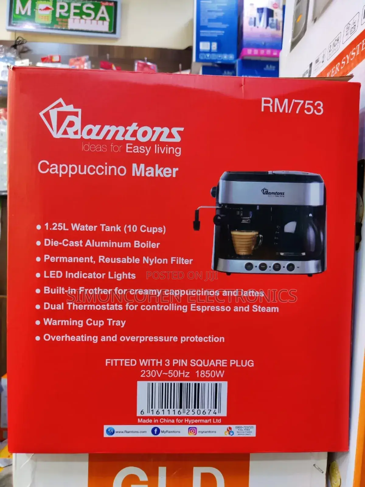 Ramtons Cappuccino Maker Rm753