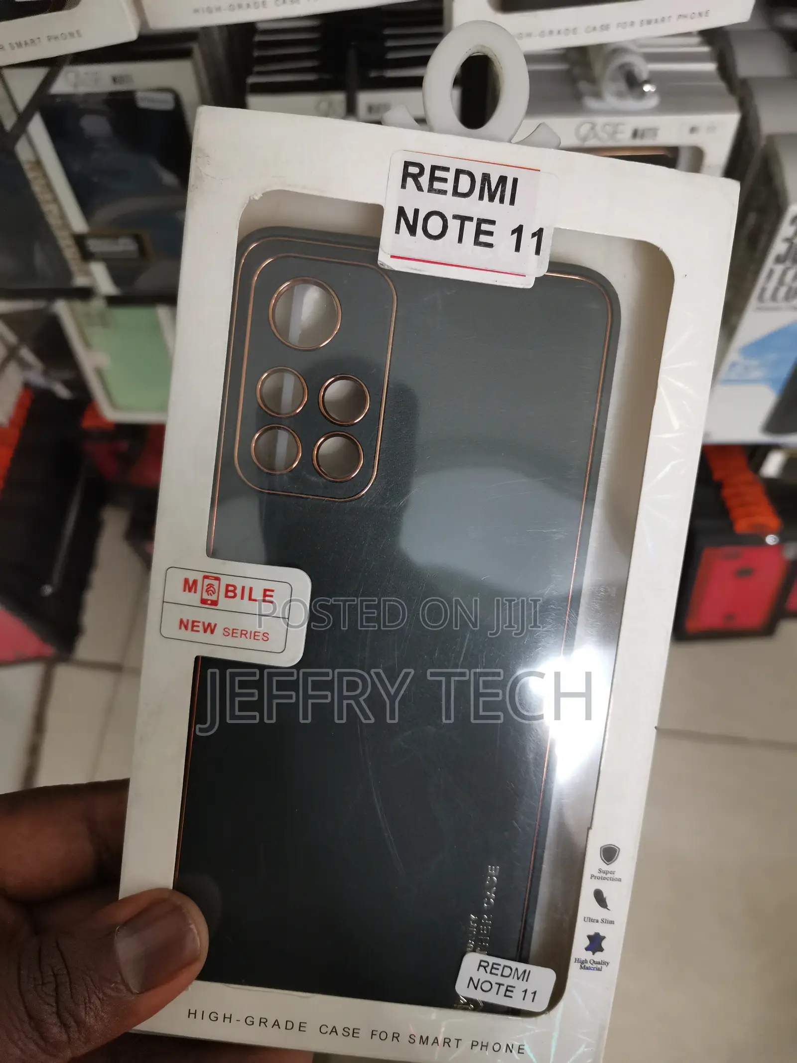 Pikkme Redmi Note 11 Gold Electroplating Leather Case