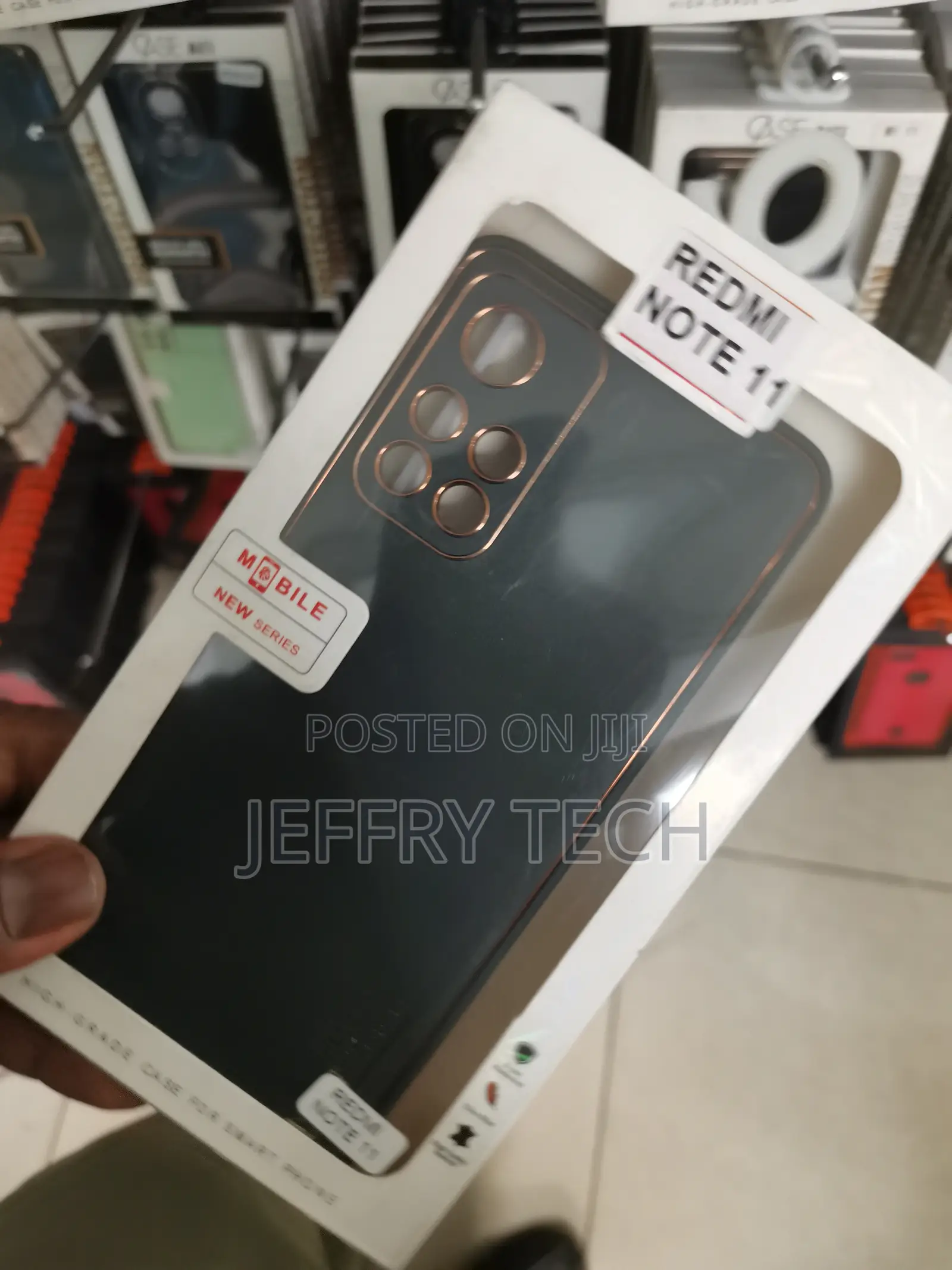Pikkme Redmi Note 11 Gold Electroplating Leather Case