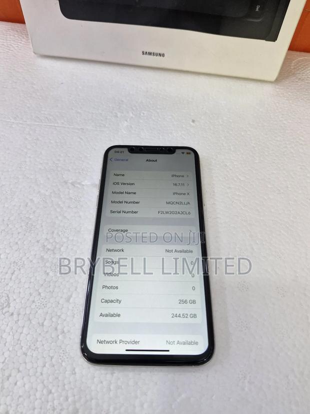 Apple iPhone X 256 GB White - thumbnail 5