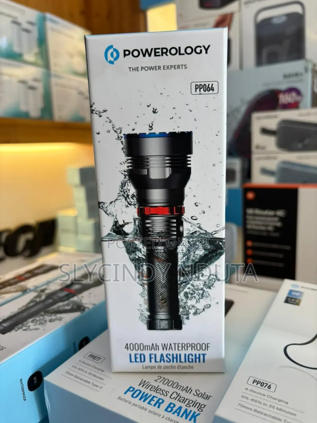 Powerology 1000 Lumens Rechargeable Led Flash Light